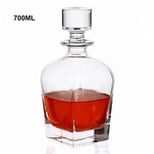 Whisky Glass Bottle Wine Decanters 500ml 700ml 750ml 900ml Top Grade Brandy Vodka Gin Rum Glass Cup As Gift For Man