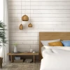 White Rustic Collection Native Wood Plank Wood Cladding solid Pine Wall Panel For Interior Decoration 3D Wood Panels