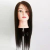 wholesale 100%human hair mannequin head with hair, virgin human hair training head