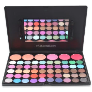 Wholesale  56 Color  Eyeshadow Palette Blush Makeup With Mirror