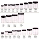 wholesale 6oz 10oz 12oz 14oz 16oz clear round food grade storage glass jar container with metal lids