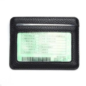 Wholesale baellerry cheap slim pu leather credit card holder