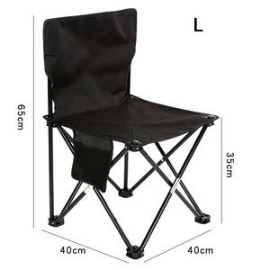 Wholesale cheap chair BBQ Fishing Beach camping Foldable Outdoor Lightweight Furniture Durable garden stable steel folding chair