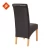 Import Wholesale cheap solid wooden leather cover modern luxury restaurant chairs from China