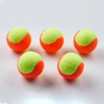 Wholesale Cheapest Bulk Printed Pressureless Colored Soft Custom Logo Small Beach Tennis Ball Pack Of 3