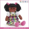 Wholesale China Factory Made OEM African Stuffed Fabric Rag 18 Inch Doll Black Soft American Indian Dolls With Cloth