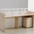 Import wholesale commercial mdf plywood reception front desk counter supplies from China
