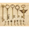 Wholesale Custom Antique Skeleton Key for decoration