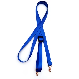 Wholesale Custom Colorful Polyester Braided Neck Strap Lanyard With Plastic Adjustment Buckle