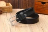Wholesale Custom Embossed Leather Belt High Quality 100% Genuine Leather  Unisex Belts