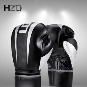 Wholesale custom professional 8 10 12 14 16oz boxing PU leather gloves for sale