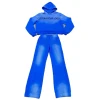 Wholesale Custom Your Logo Vintage Acid Wash Gradient Hoodie And Pant 2 Piece Set Tracksuit Sweatsuit