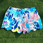Wholesale Customize Scalloped Girls Lily Inspired Shorts