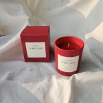 Wholesale Customized Colorful Wax candle Multi-color Jar Natural Soy Wax Scented Candle