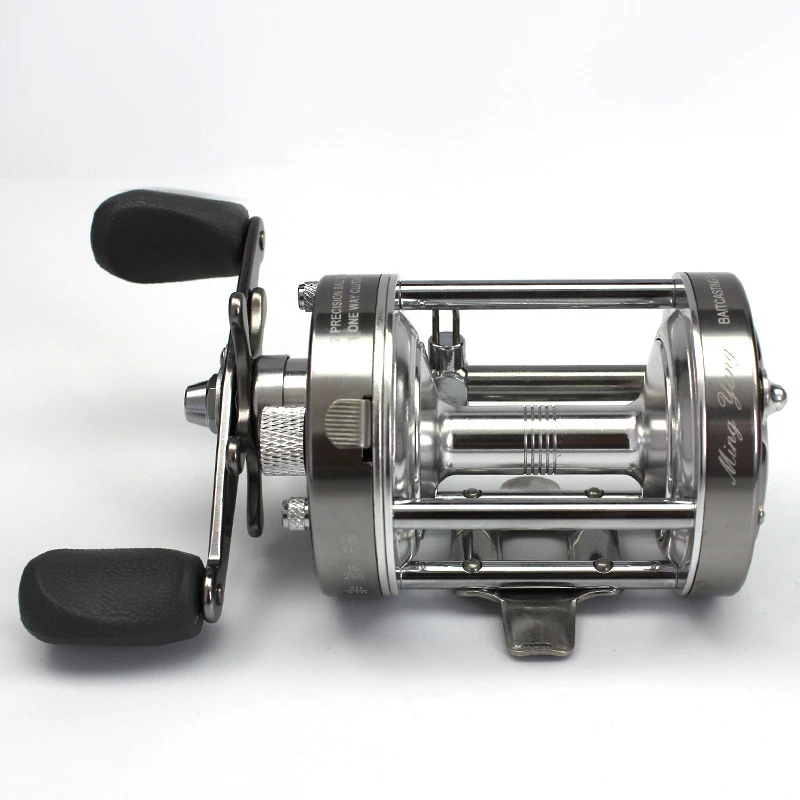 Wholesale Double brakes full metal left&right hand lure boat fishing gear drum wheel reels