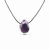 Import Wholesale drilled tumble stone Dark Amethyst Pear Shape Pendant Jewelry natural stone for Dark Amethyst Necklace Jewelry making from China