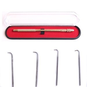 Wholesale Hair Extension Tools 1 Set Professional 1pcs Copper Holder And 3pcs Ventilating Needles For Lace Wigs