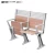 Import Wholesale high quality metal school desk and chair set,modern school desk and chair from China