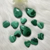Wholesale High Quality Natural heart shape Malachite Stones Love And Peace Metaphysical