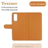 Wholesale magnetic suction mobile phone shell clamshell solid color simple trade mobile phone leather can be customized