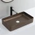 Import Wholesale Matt Black Color Luxury Countertop Above Counter Rectangle Wash Hand Basins Sink from China
