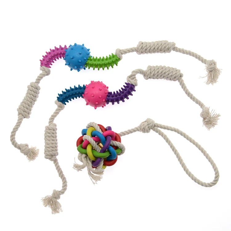 Wholesale Multifunction Innovational Double Teeth-Cleaning Dog Rope Pet Dog Toy