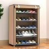 Wholesale Non-woven folding fabric shoe cabinet storage organiser closet organizer shoe rack living room furniture