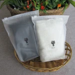 Wholesale Plastic CPP Frosted Ziplock Garment Bag With Bottom
