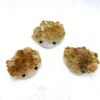 Wholesale prices natural citrine quartz cluster hand made carved hedgehog reiki healing crystals figurine for sale