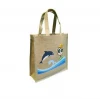 Wholesale reusable custom shopping tote jute bag