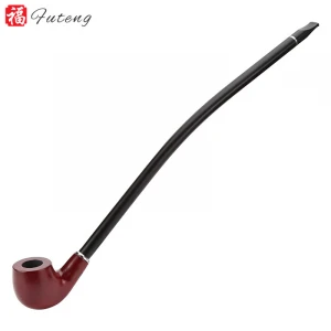 wholesale smoking accessories Gift wood long tobacco pipe Manufacturer handmade smoking pipe long