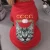 Import wholesale stock cat head spring, summer,and fall home clothes for dog T shirt  clothes for pets from China