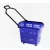 Import Wholesale Supermarket Plastic Roll Shopping Basket With Wheels from China
