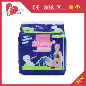 Wholesale Ultra long Blue Core FDA,ISO Sanitary Napkin,lady tampons