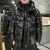 Import wholesale winter puffer mens jacket Shiny Winter Coat Men Puffer Down Jacket from China