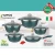 Import Wholesales  Dessini Set 12pcs Stone Non-stick Ceramic die cas cookware set pots and pans from China