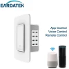 WiFi Connection Sound Control Light Switch Dimmer Smart with Touch Panel