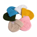 Winter Custom Made Embroidered Acrylic Knitted hat gorros beanie knit cap