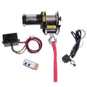 with CE ROHS ATV 1500lbs small electric winch