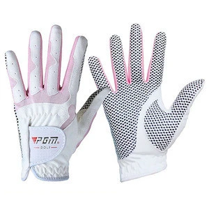 Womens Golf Glove One Pair,Anti-Slip and Breathable,Bionic Gloves(Double color)