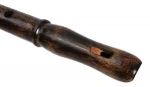 Wooden Flute Decorative Hand Carved Antique in a Smooth Polished Finish Traditional Indian Musical Instrument Showpiece