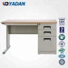 wooden top hot sale modern design metal steel vused office furniture with drawer office desk with cabinet