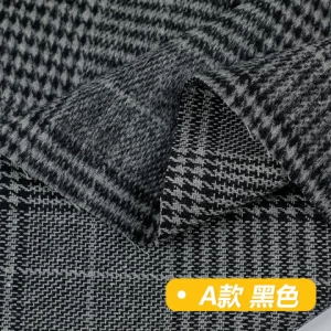Wool fabric  100% wool Italian checked pattern mens suit trousers fabric top grade suit fabric