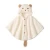 Import Wool lamb faux fur fabric thickened cartoon animal polar bear baby cape single breasted from China