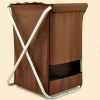 XTX folding laundry basket alum pipe dustproof laundry with cover