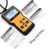 Yellow Auto Diagnostic Tool scanner OBD2 connector Handheld OBD II