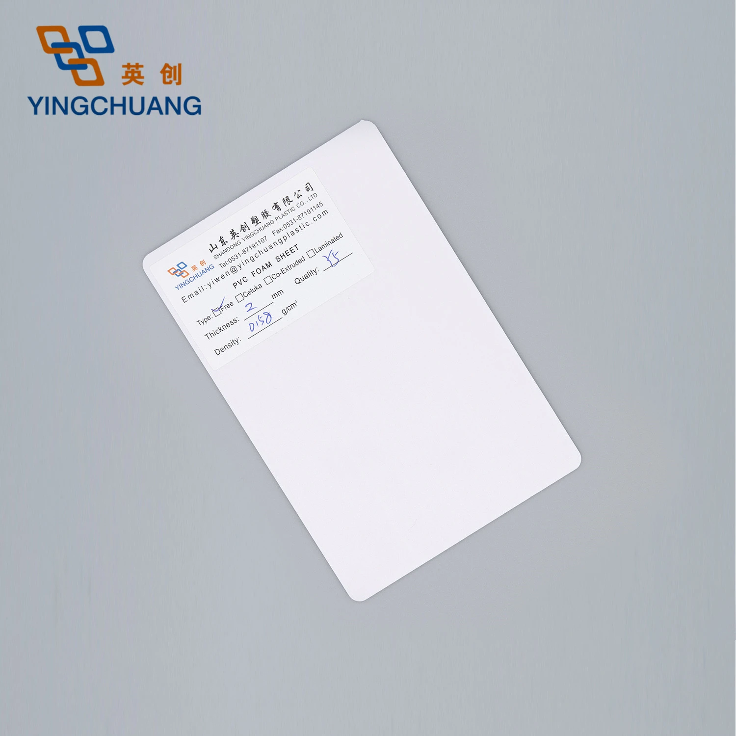 Yingchuang UV / Digital Printing PVC Forex Foam Sheet