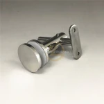 YL will not rust stainless steel glass holding bracket side rails for wooden handrail ss304 stair accessory