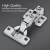 Import YOUDO Popular Two Way Hinge Cabinet Hinges Kitchen Furniture Accessories China Supplier Iron Door Hinge from China