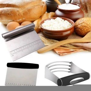 Yuming Factory stainless steel pastry scraper/pastry cutter